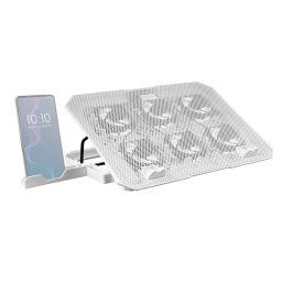Mars Gaming Mnbc23 Base Refrigeradora Y Stand Para Portátiles Hasta 16" Blanco