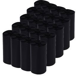 Bolsas negras para heces - 40 rollos de 20 bolsas cada uno