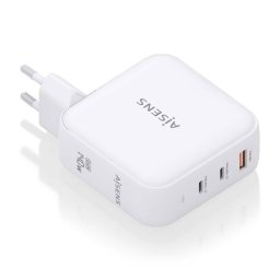 Aisens Cargador GaN 140W 2x USB-C PD3.1 QC4.0 1x USB-A QC3.0 Blanco