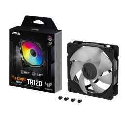 ASUS TUF Gaming TR120 ARGB Fan Single Pack Ventilador Suplementario 120mm Negro