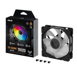 ASUS TUF Gaming TR120 ARGB Reverse Fan Single Pack Ventilador Suplementario 120mm Negro