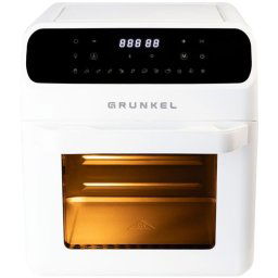 Grunkel Fryer Oven Freidora Aire Air Fryer con Ventana 12L 1600W Blanca