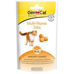 GimCat Multi-Vitamin comprimidos para gatos - Pack % - 3 x 40 g