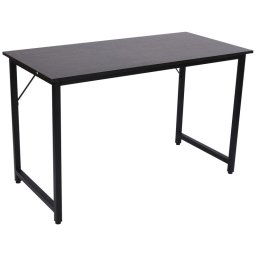 Homcom Mesa Escritorio Elevable Ajustable 120x60x73cm Negro