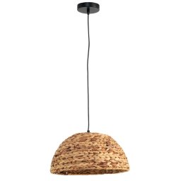 Lampara Techo Tejido de Abaca Natural serie Atrax