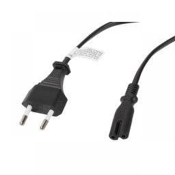 Lanberg Cable de Alimentación CEE 7/16 a IEC 320 C7 1.8m Negro