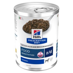 Hill's z/d Food Sensitivities Prescription Diet comida húmeda - Pack % - 24 x 370 g