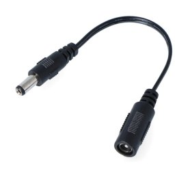 ADAPTADOR JACK 5.5x2.1mm INVERSOR DE POLARIDAD (12.5mm)