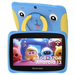Blackview Tab 3 Kids 7" IPS HD+ 2/32GB Tablet para Niños con Funda Azul
