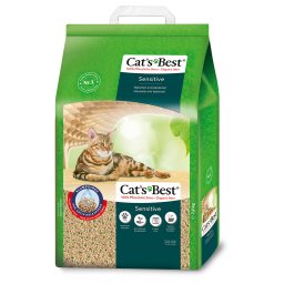 Cat's Best Sensitive arena vegetal aglomerante - Pack % - 2 x 20 l (14,4 kg)