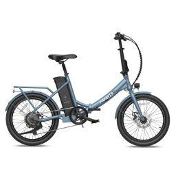 Fafrees F20 Lasting Bicicleta Eléctrica Motor 250W Batería 36V/18.2Ah Autonomía 120km Gris/Azul