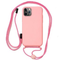 Cool Funda Rosa con Cordón para iPhone 11 Pro Max