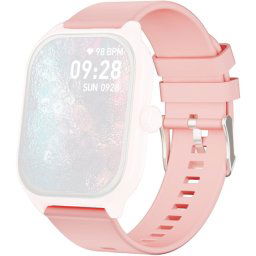 PcCom Essential Fit Max Strap Correa para Reloj Smartwatch Fit Max Silicona Rosa