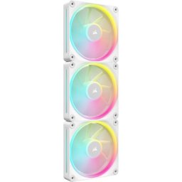 Corsair PWM iCUE LINK LX120 RGB Paquete Triple 120 mm Blanco