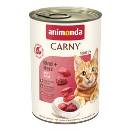 animonda Carny Adult 6 x 400 g - Vacuno y corazón