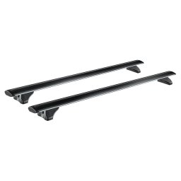 Juego de 2 barras de techo Cruz Airo FIX DARK 133 aluminio negro