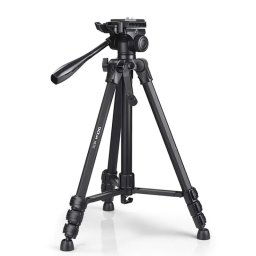 Klack Trípode para Cámara o Teléfono Móvil 48/150cm 360º Portátil, Fuerte Estabilidad, 5Kg Carga Máx