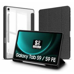 Sublim Clear Shock Case Funda Negra para para Samsung Galaxy Tab S9 11"/S9 FE 10.9