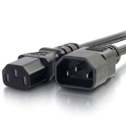 Cable de Alimentación IEC Macho - Hembra 1.8m
