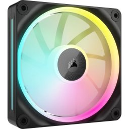 Corsair PWM iCUE LINK LX120 RGB Expansión de Ventilador Único 120 mm Negro