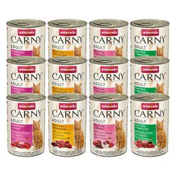 animonda Carny Adult 12 x 400 g - Pack Ahorro mixto - Especialidades de ave y ternera