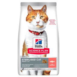 Hill's Science Plan Adult Sterilised salmón - 10 kg