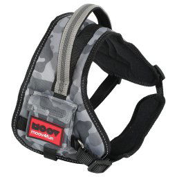 Arnés ajustable para perros Zolux Moov, gris camuflaje - Talla XXL: 81 - 110 cm de perímetro torácico