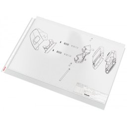Funda multitaladro esselte din a3 80 mc polipropileno 30% reciclado apertura superior pack 10 unidades