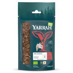 Yarrah Bio Mini Snacks para perros - 3 x 100 g