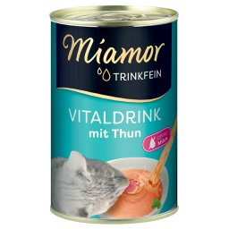 Miamor Trinkfein 6 / 24 x 135 ml bebida revitalizadora para gatos - 6 x 135 ml con atún