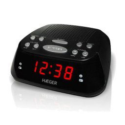 Haeger Snooze Radio Despertador Digital
