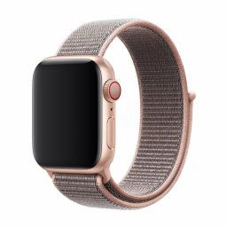 Devia Deluxe Sport Band 3 Correa Nylon Rosa Arena para Apple Watch 42/44mm