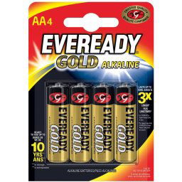 Energizer Eveready Gold Pilas Alcalinas AA LR6 4 Unidades