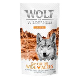Wolf of Wilderness Training Explore the Wide Acres con pollo - 100 g