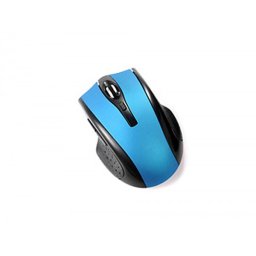 Raton q-connect optico inalambrico 1000 dpi receptor usb 2,4 ghz azul