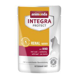 animonda Integra Protect Adult Renal 24 x 85 g para gatos - Vacuno