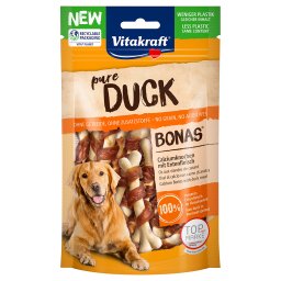 Snacks Vitakraft pure DUCK Bonas huesos para perros - Pack % - 3 x 80 g