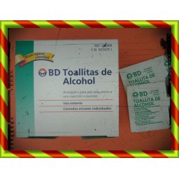 ALCOHOL TOALLITAS BD 341479 TOALLITAS DE ALCOHOL ISOPROPILICO 70% - (100 TOALLITAS /CAJA )
