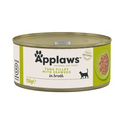 Applaws latas en caldo para gatos 6 x 156 g - Filete de atún y algas