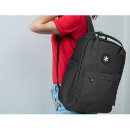 Mochila antartik 2 asas y bolsillos exteriores negro 300x115x390 mm