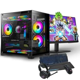 Ordenador Sobremesa PC Racing Gaming Intel Core i7-12700KF/32GB/2TB SSD/RTX 5070 + Monitor 24" FullHD + Combo Gaming