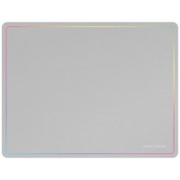 Marsgaming Mmp124 Alfombrilla Gaming 360x260mm Diseño Rainbow Caucho Natural Y Nanotextil Blanco