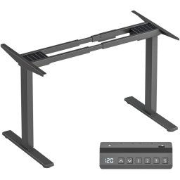 Onkron CDF222E Estructura para Mesa de Escritorio Elevable y Función de Memoria 100Kg Negro