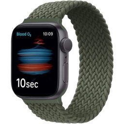 Promate Fusion-44L Correa Solo Loop Trenzada Mediana Verde para Apple Watch 42/44mm