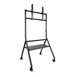 TooQ iDreams Soporte de Suelo con Ruedas para TV 86" VESA 600x400 Max 80Kg Negro