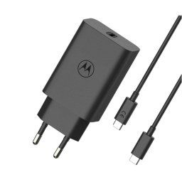 Motorola TurboPower 68 SJMC682 Cargador de Red Eléctrica USB-C Carga Rápida 68W Negro
