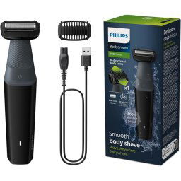 Philips BG3017/01 BodyGroom Series 3000 Afeitadora Corporal Negra