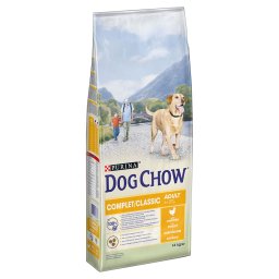 PURINA Dog Chow Complet/Classic con pollo - Pack % - 2 x 14 kg