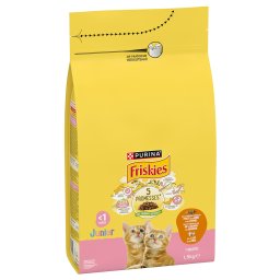 PURINA FRISKIES Junior Cat con pollo, pavo y verduras - 3 x 1,5 kg