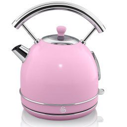 Swan Retro Hervidora de Agua 1.8L 3000W Rosa